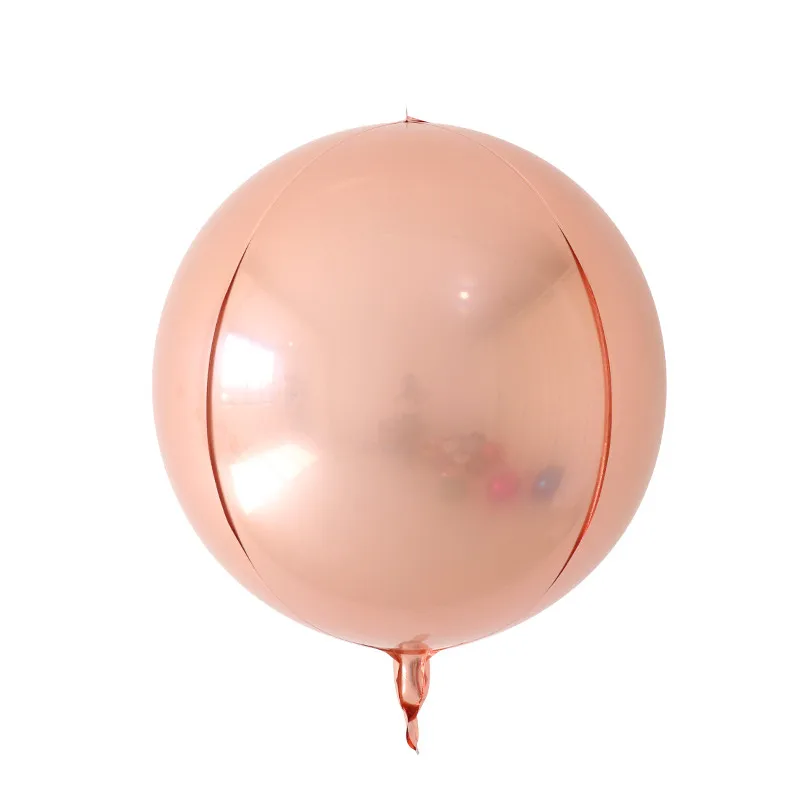 20 штук розовое цвета: золотистый серебристый 4D большой круглой образные шарики