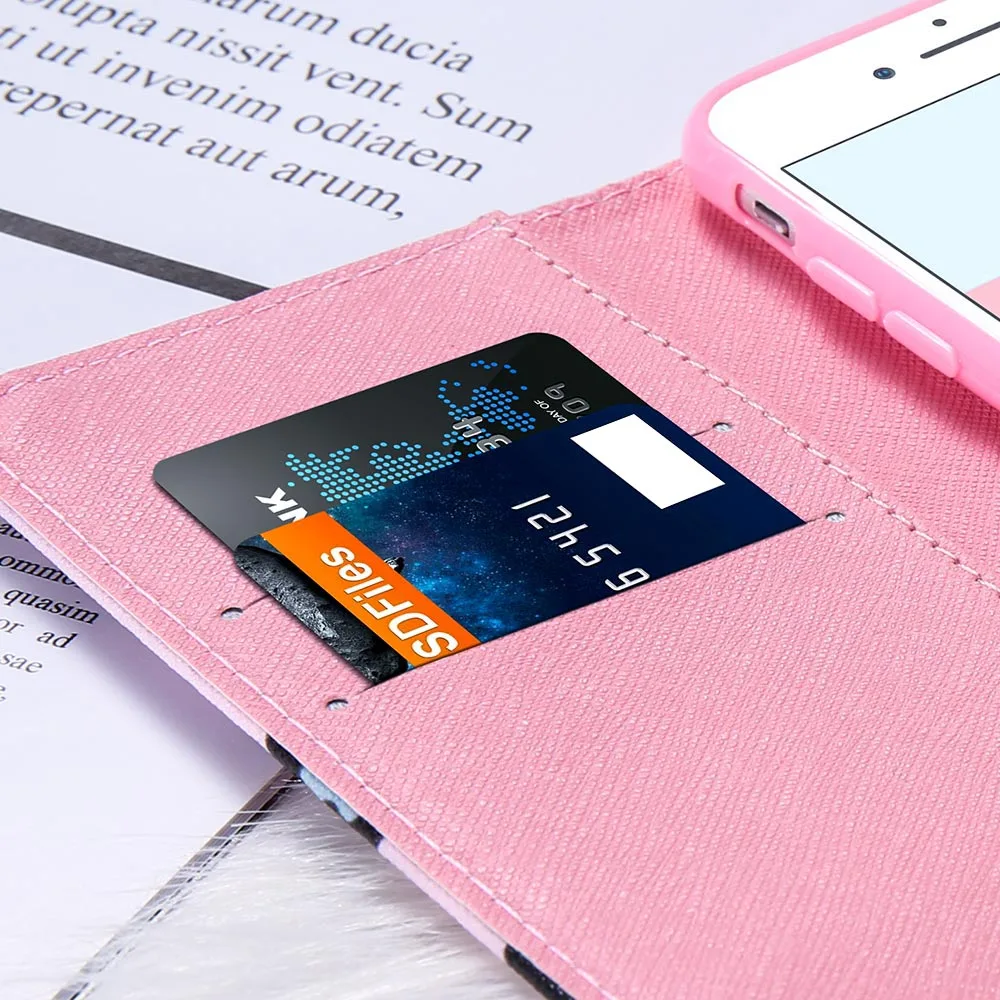KISSCASE Стенд Бумажник флип Чехлы для iPhone 6 6s 7 5 5S чехол Ретро книга слот для карты чехол для iPhone 5S 5 SE 7 6s Plus Coque чехол на айфон 8 6 5s книжка