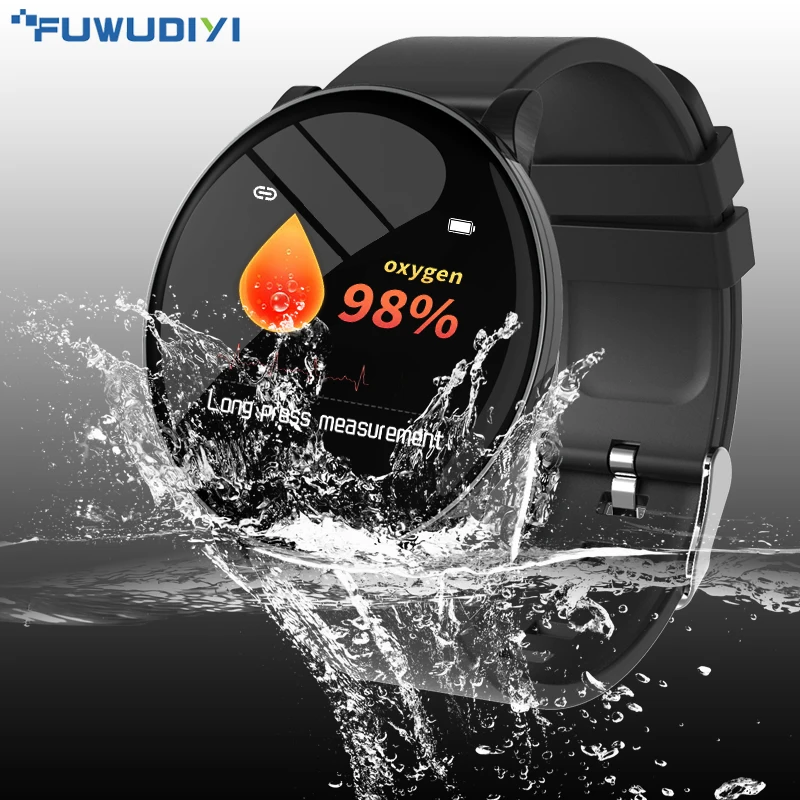 Умные часы FUWUDIYI сердечный ритм кровяное давление умные для мужчин Bluetooth браслет