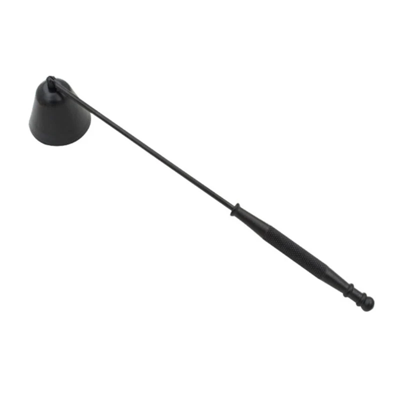 

Bell Shaped Candle Snuffer with Long Handle Durable Metal Candle Extinguisher Easy Operation Great Gifts