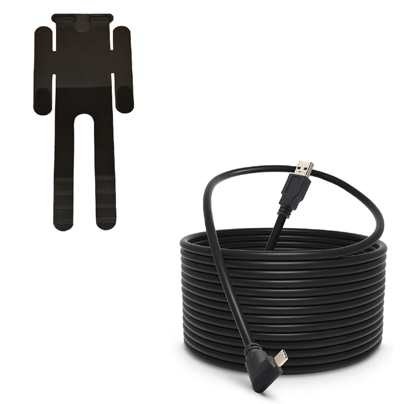 for Oculus Quest 2 Fast Charging & PC Data Transfer USB C 3.2 Gen1 Cable with Powerbank Fixing Battery Holder | Электроника