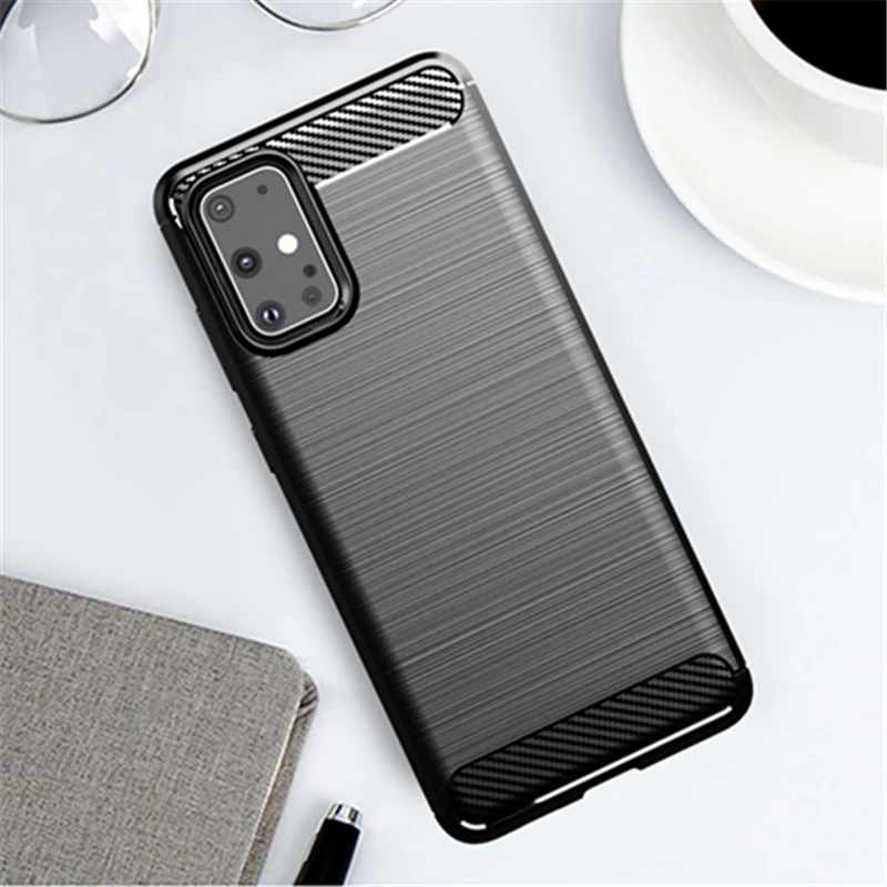 Тонкий чехол мягкий силиконовый для Samsung Galaxy S20 Plus ультрапротивоударный телефона