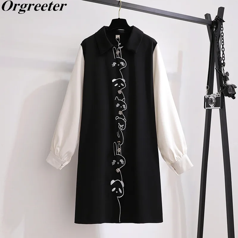 2020 модное короткое платье на весну и осень милое однобортное в японском стиле с