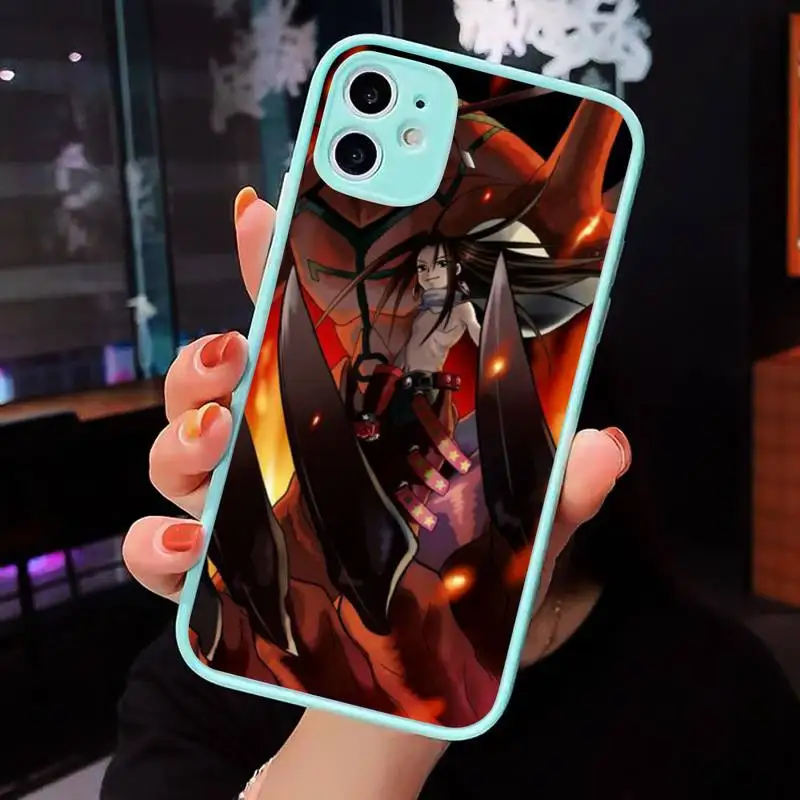 

Anime Shaman King Phone Case Clear Funda matte transparent For blue iPhone 7 8 x xs xr 11 12 pro plus max mini