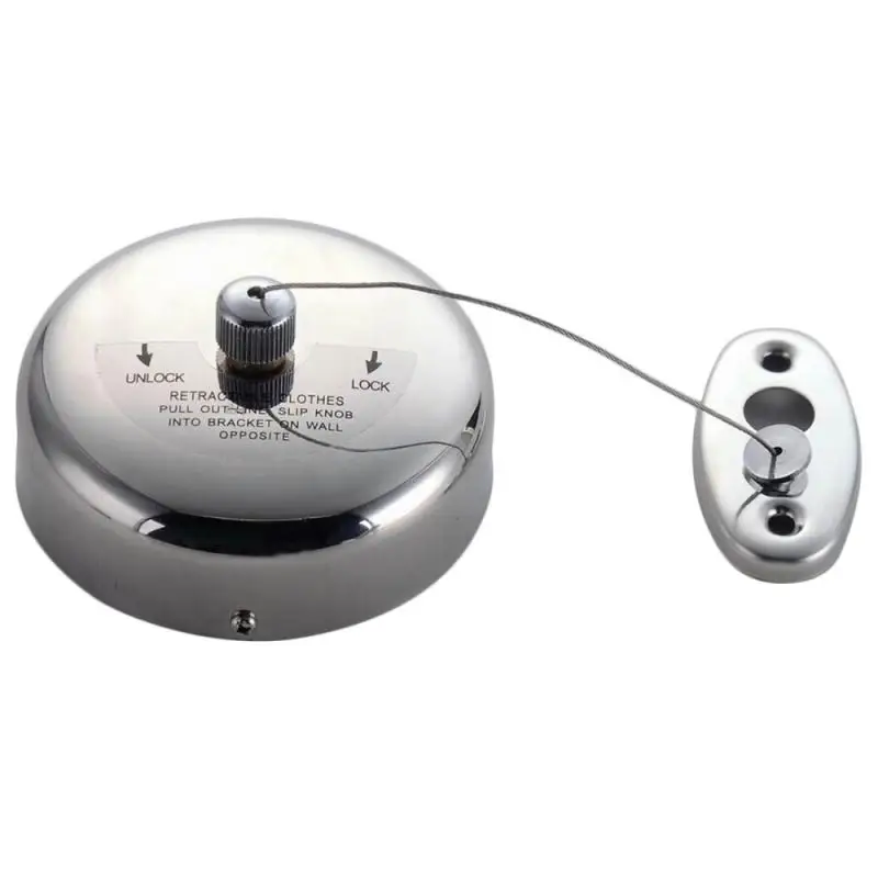 Выдвижная бельевая веревка из нержавеющей стали 2 5 м|Бельевые веревки| |