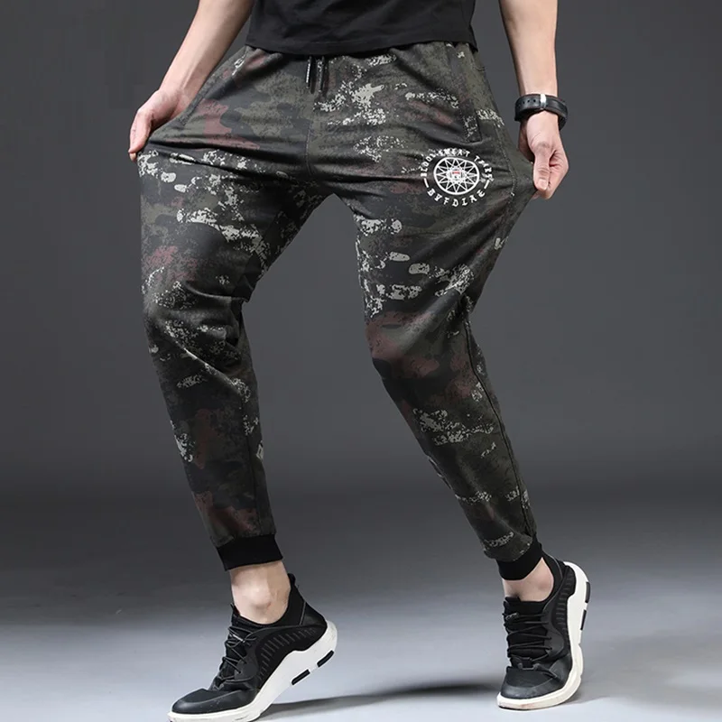 Мужские спортивные штаны на молнии повседневные длинные больших размеров 7xl 8XL с