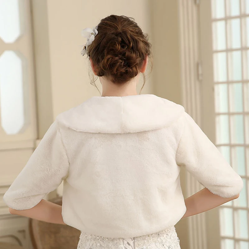 Шаль из искусственного меха свадебное вечернее платье Cheongsam свадебная верхняя