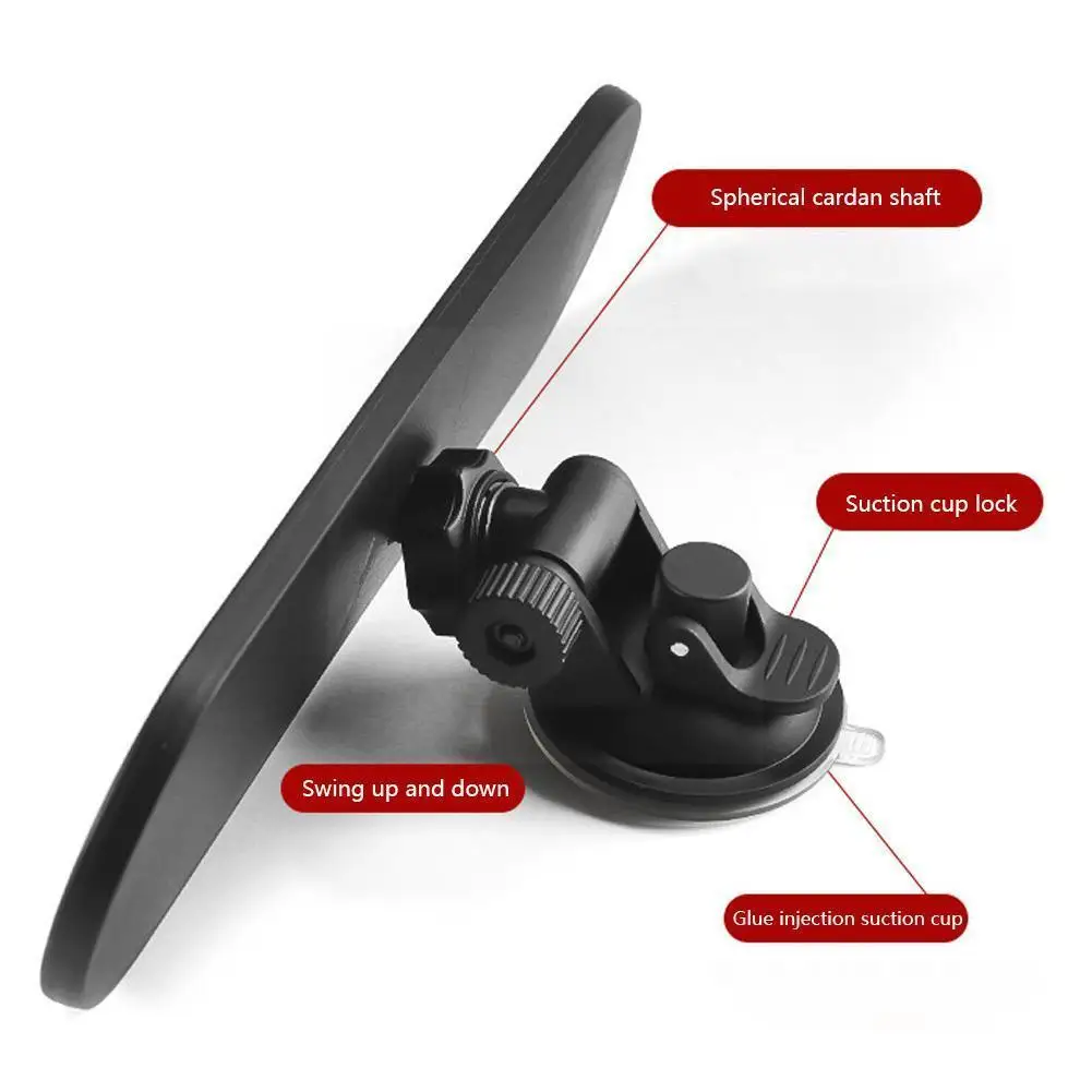 

Car Interior Rearview Mirrors Universal Auto Rear View Wide-angle With White Anti-glare Blue Mirror Suction Mirror Cup Z8X8