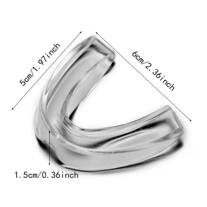 

Transparent Braces Boxing Sports Braces Oral Protective Cover Boxing Sports Protective Cover Random Delivery 5pcs 20*5.8*1.6cm