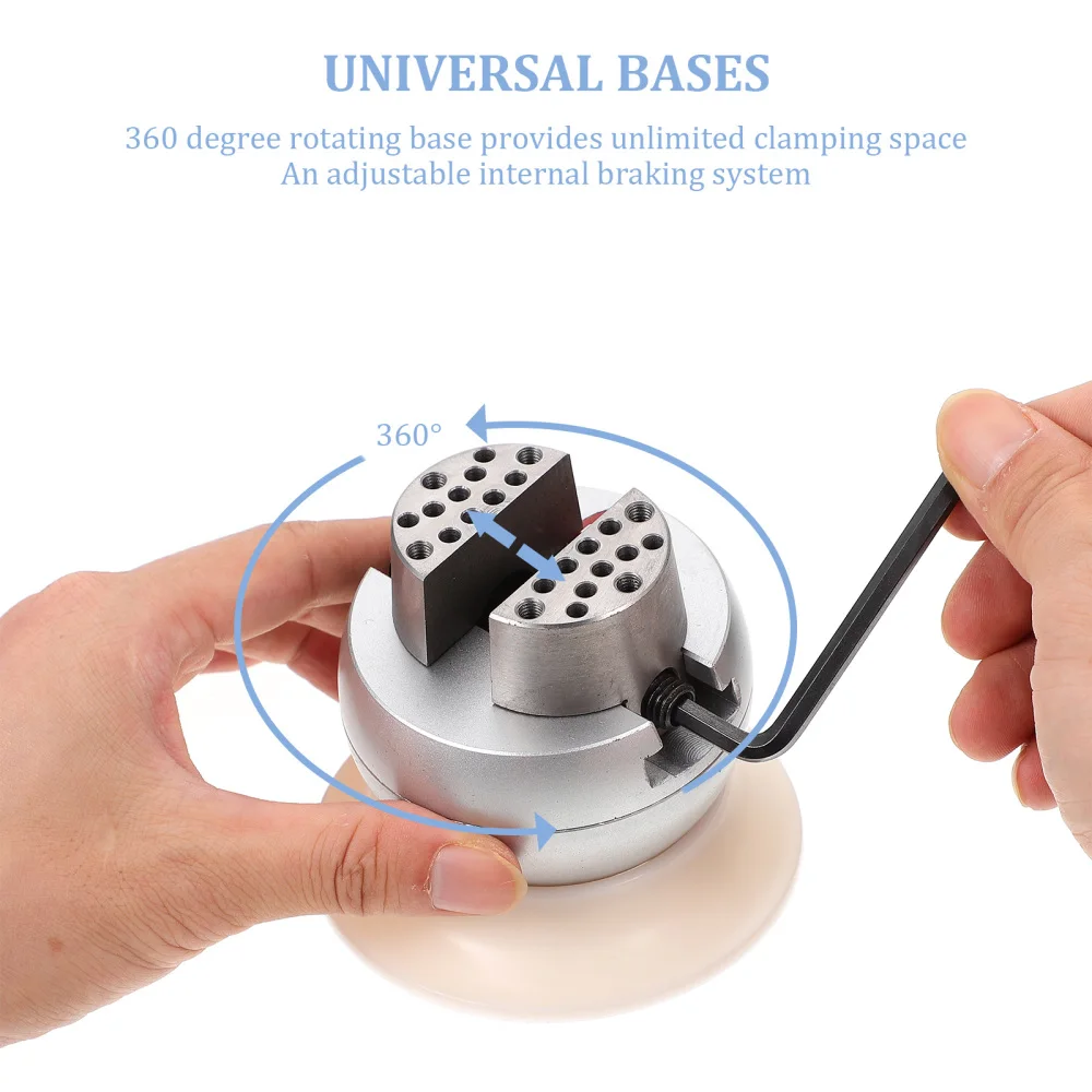 

1 Set Suction Bases for Carving Drilling Accessories Adjustable Fixed Tools