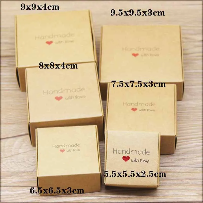 

10pcs Kraft Paper Candy Box Cardboard Marbling Style Handmade DIY Favor And Gift Package Home Christmas Party Wedding Decoration
