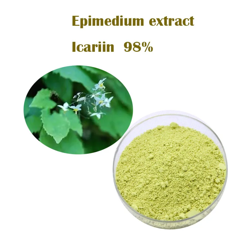 

Экстракт эпимедиума Икариин 98% снимает усталость, Ки дни, повышает мужскую энергию