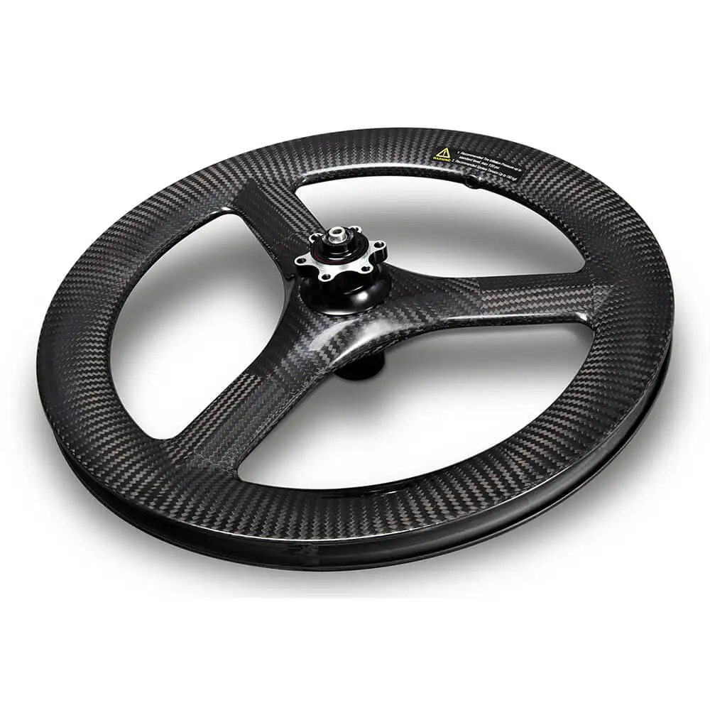 Bestellen Ein Paar 16 Zoll 349 40mm 23mm Carbon 3 Speichen Tri Speichen Laufradsatz Für Kid Balance Fahrrad Klapp Bike Fhon Bike 3 Sechzig Brompton