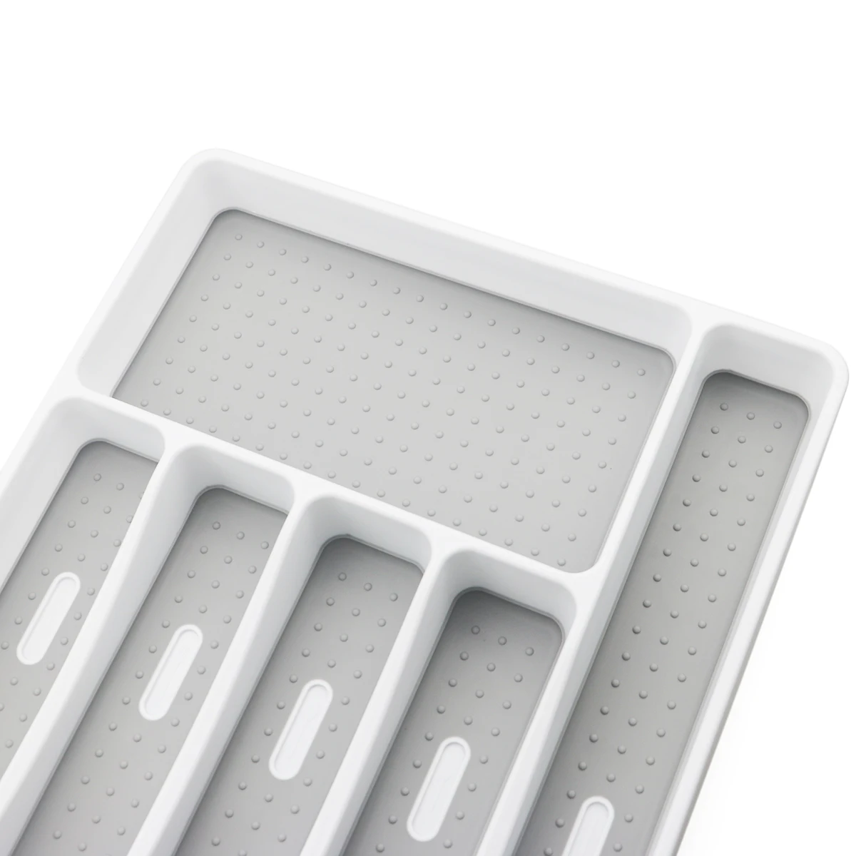 Пластиковый ящик для хранения столовых приборов поднос посуды Органайзер