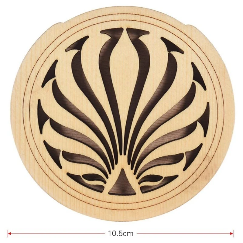 Деревянные звуковые отверстия для гитары крышка звукового отзывы буферная ель