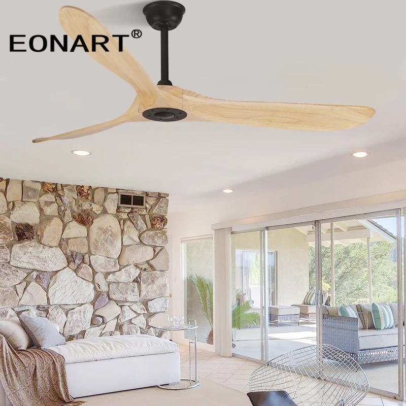 Современный декоративный потолочный вентилятор с двигателем постоянного тока 70