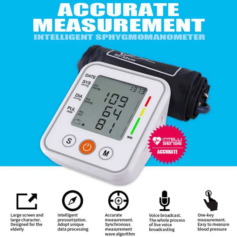 Медицинский прибор для измерения верхнего артериального Давление измеритель