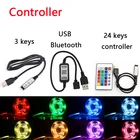 RGB-управление музыкой, умное управление через приложение, 3 клавиши или Bluetooth, 5 В, 12 В, 4 контакта