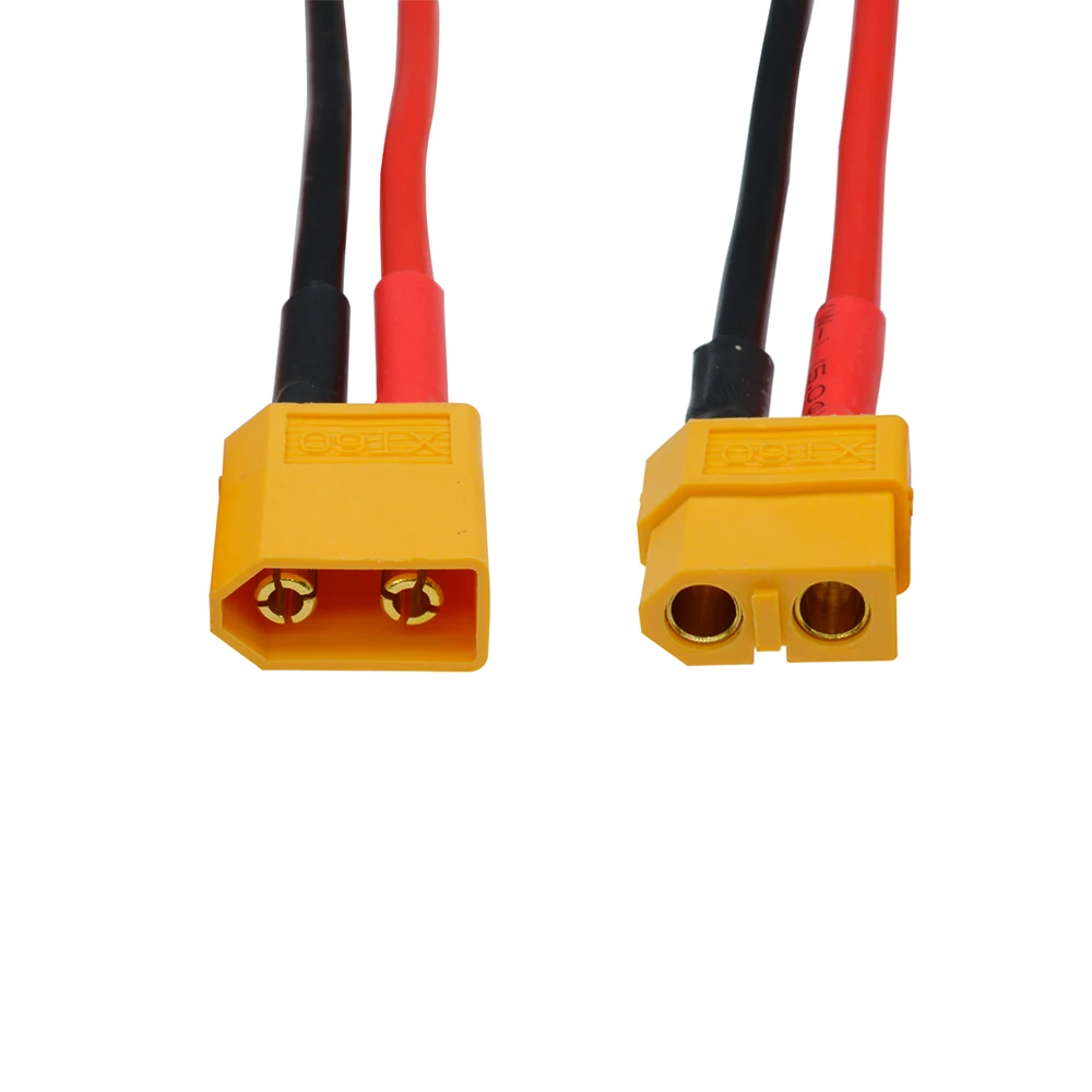 XT60 Connector Female / Male 10CM XT60 Battery Male Female Connector Plug with Silicon 12 AWG Wire