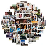 10 30 52PCS Show The Office Stickers Laptop Luggage Water Bottle Phone Waterproof Cartoon Funny Aesthetic Graffiti Sticker