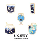 LXJERY Мультяшные знаки Вселенная значок на рюкзак забавная брошь заколки для одежды Брошь для женщин школьный портфель