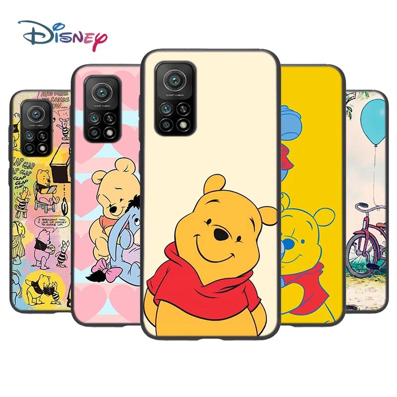 

Winnie The Pooh Silicone Cover For Xiaomi Mi 11i 11T 11 10i 10T Note 10 9 9T SE Lite Pro Ultra 5G Phone Case Shell