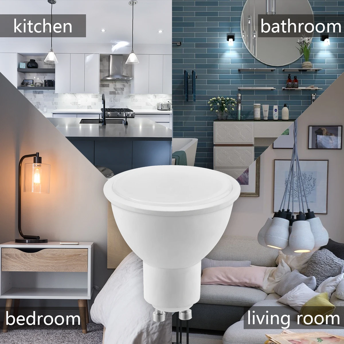 

On sale!8Pcs/Lot Hot Size LED Spotlight GU10 5W Lighting Bulb 220V-240V Indoor Lighting 3000k/6000k Home Decoration Bombillas