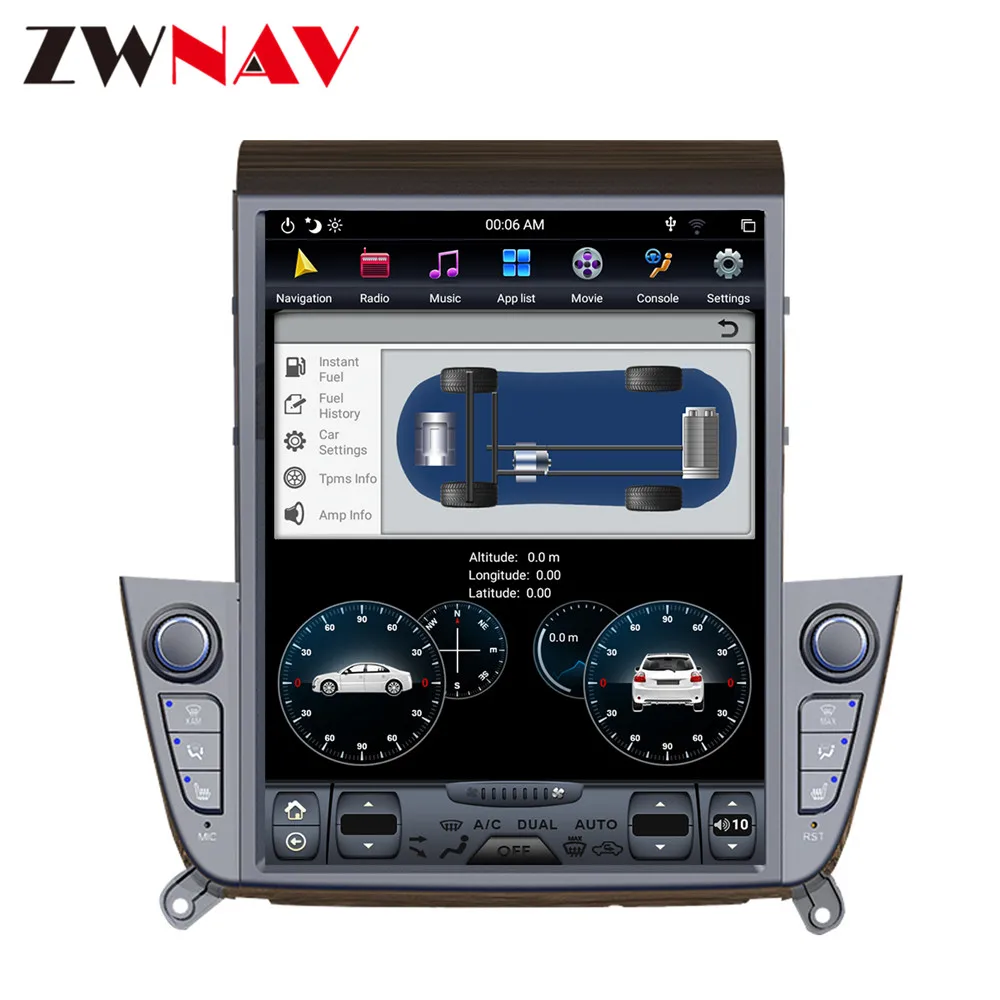 PX6 4G + 64G Tesla стиль Android 8 1 автомобильный мультимедийный плеер для Hyundai IX35 2018 GPS Navi