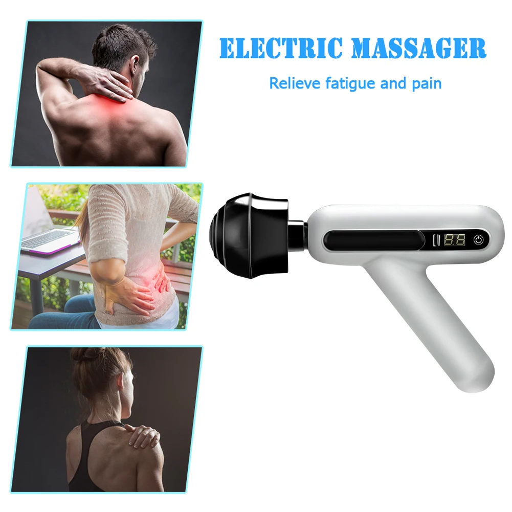 

Складной Массажный пистолет, массажер для шеи, умный массажер-повязка для шеи, пистолет для расслабления тела, фитнес, оборудование для обле...