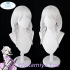 Wakamiya ЕВА парик челка мечта! Пастельные палитры париков для косплея синтетический женский белый Bandori косплей Ева вакамия