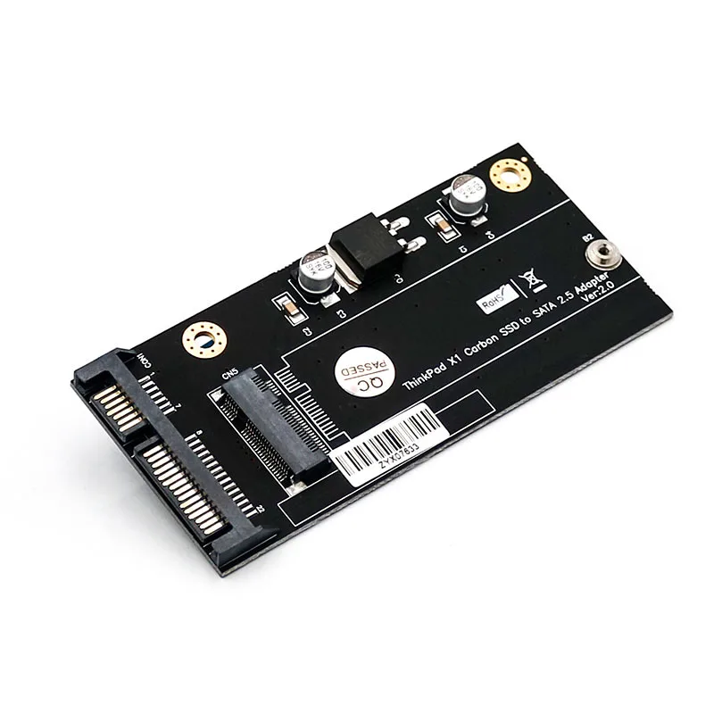 Адаптер 20 + 6 Pin SSD-SATA 2 5 ''или USB-адаптер с кабелем USB 0 для Thinkpad Lenovo X1 Carbon |