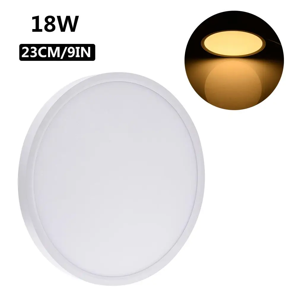 Светодиодный потолочный светильник с заподлицо 9 дюймов/18 ватт (3000 k/4000 k/6500 k) 0 94