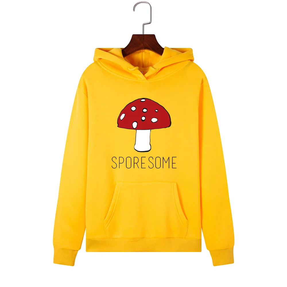 SINGRAIN Женская милая Осенняя теплая толстовка с длинным рукавом и капюшоном |