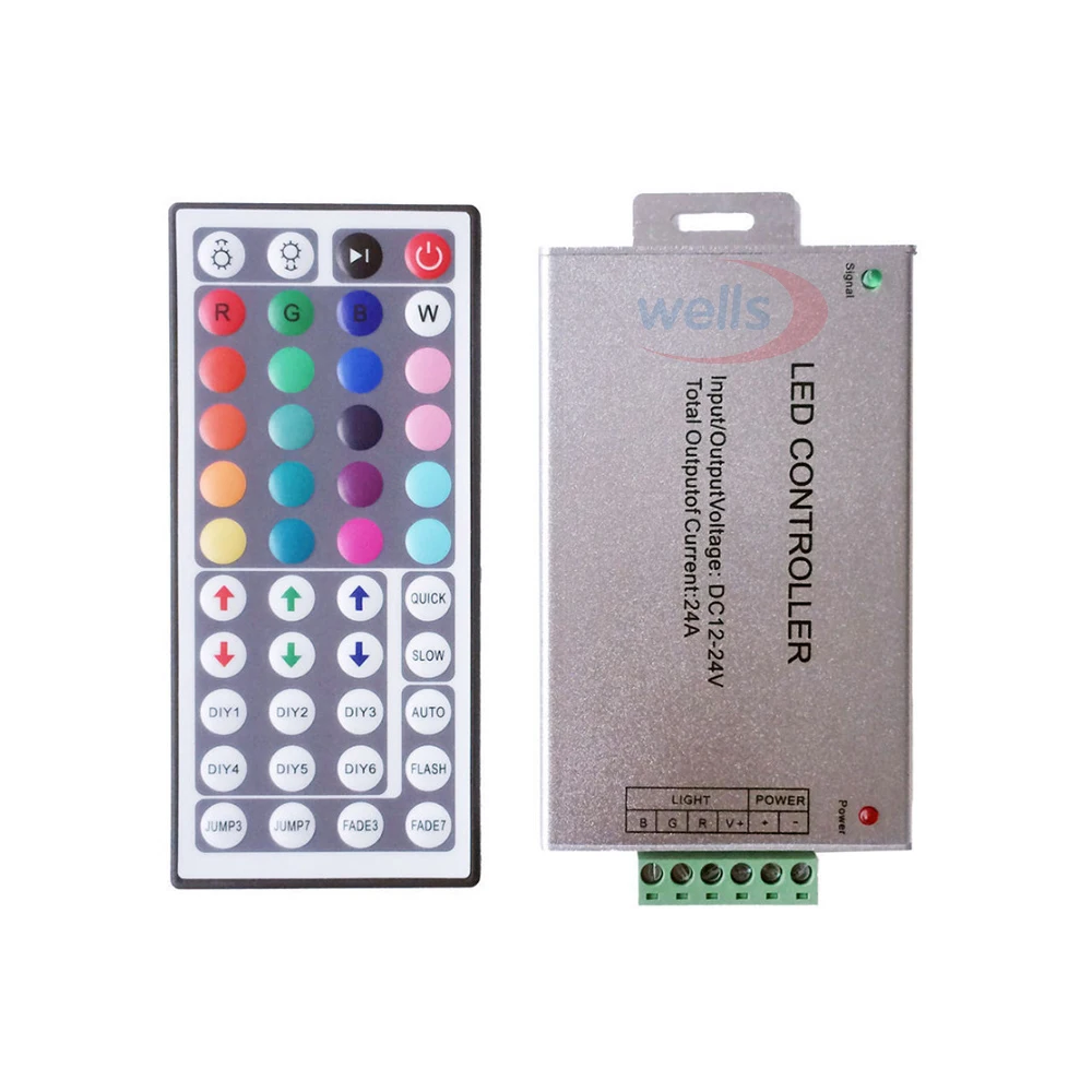 Миниатюрный контроллер RGB 3key 10key 17key 24key 44key для светодиодной ленты 5050 3528 2835 12 В 24 |
