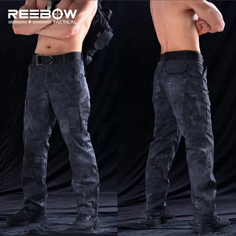 Тактические уличные охотничьи брюки REEBOW для страйкбола мужские камуфляжные