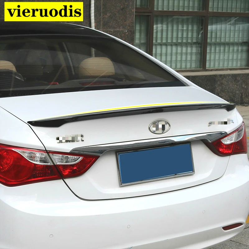 

2011 2012 2013 2014 2015 для hyundai sonata спойлер задний багажник крыша Крыло Спойлер ABS материал высокое качество by primer