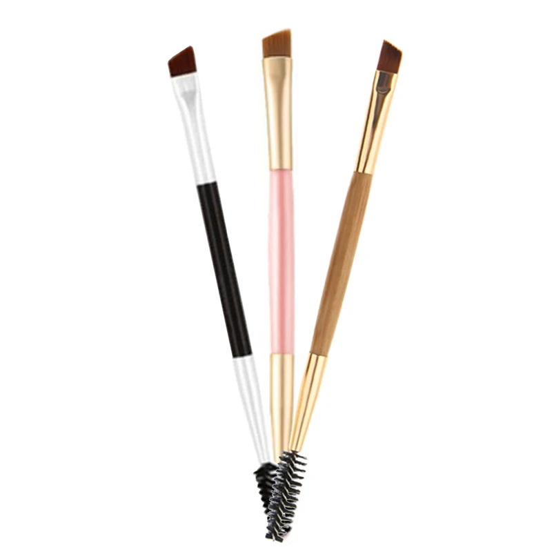 1 шт. двусторонняя кисть для бровей и ресниц|Аппликатор теней век| |