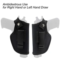 left right hand tactical gun holster concealed carry holsters belt metal clip iwb owb holster hunting airsoft handgun bag case