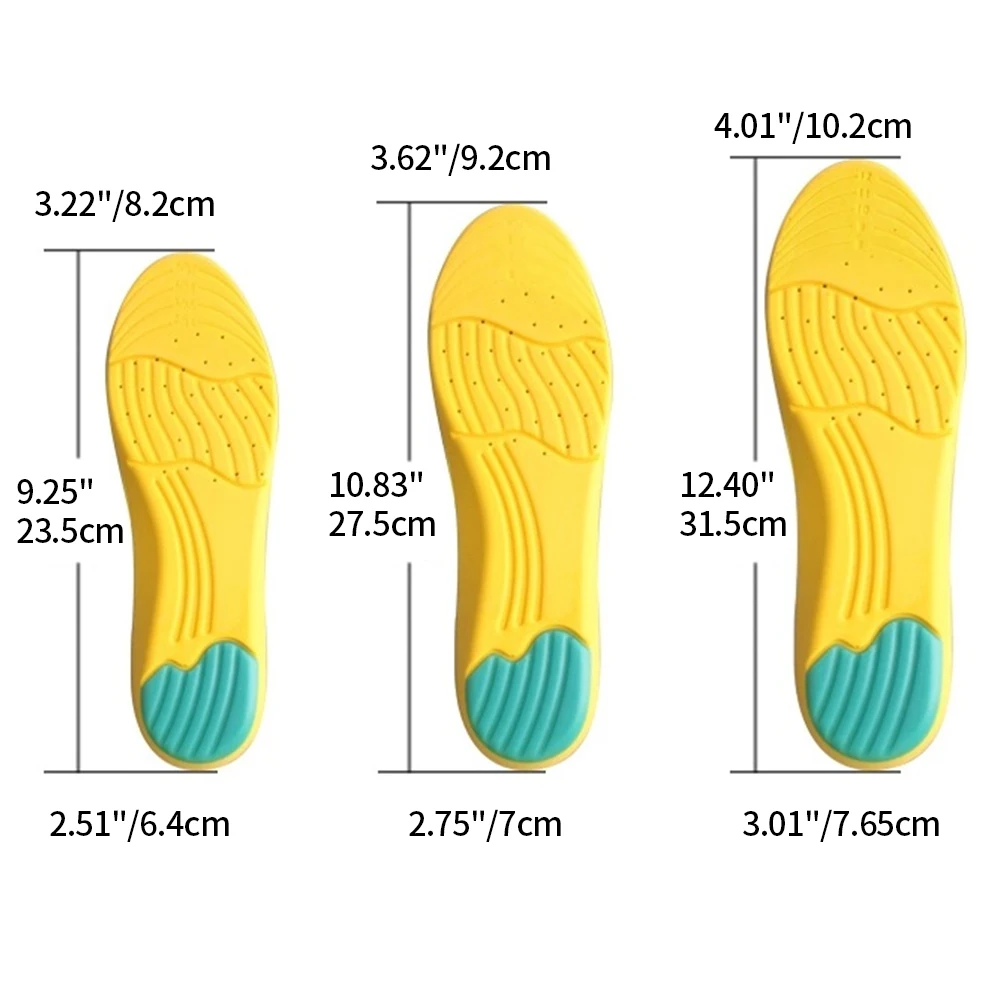 Мягкие спортивные стельки для ухода за ногами подушечки обуви с эффектом памяти
