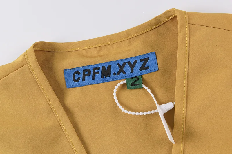 

21SS 3D foam CPFM.XYZ t shirts sleeveless summer clothes CPFM vest kanye west hip hop CPFM.XYZ streetwear clothes men women