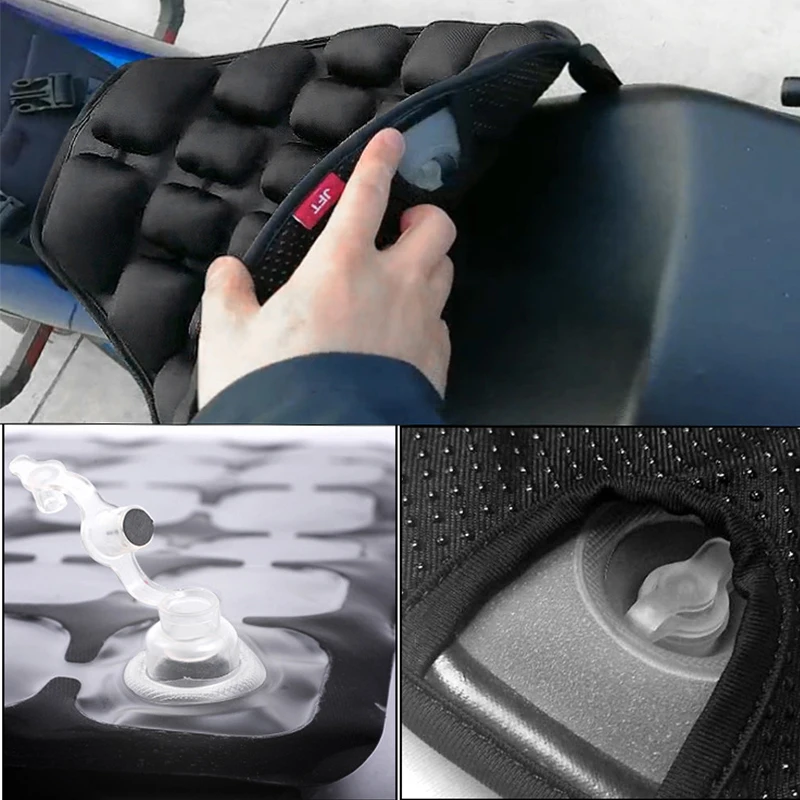 Air Pad Motorcycle Cool Seat Cover Seat Sunscreen Mat Electric Car Inflatable Decompression office Air Cushion comfortable