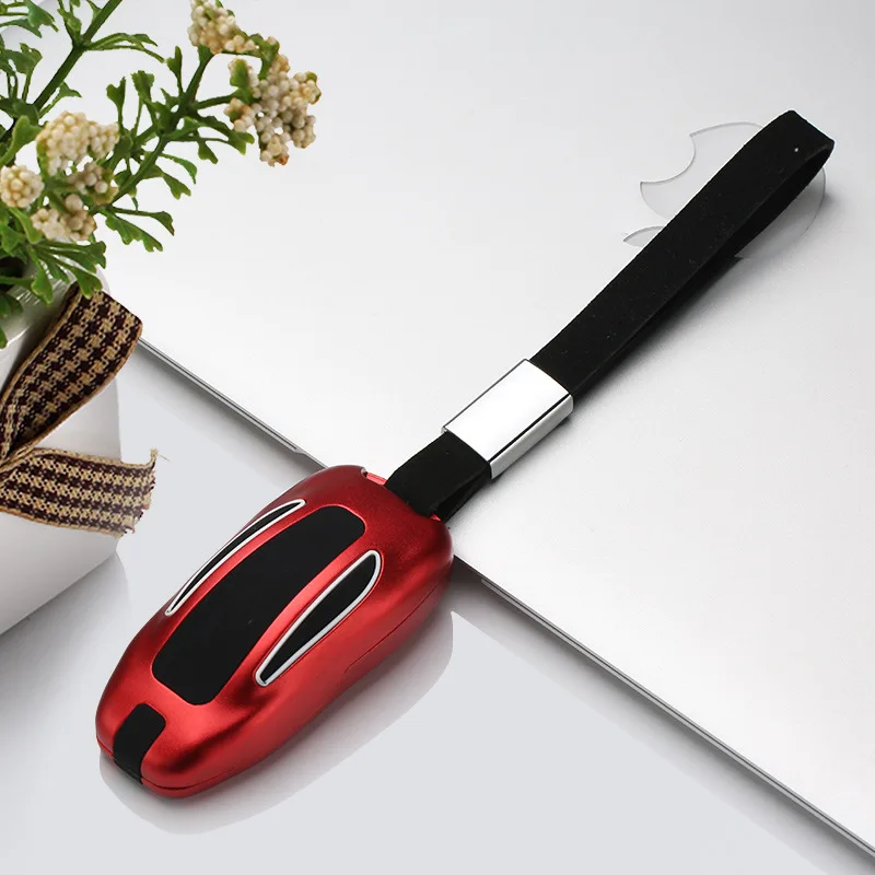 

Aluminum Alloy Key Case Suitable For Tesla All-Inclusive Key Case Modelx Key Case Car Key Protective Case