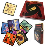 2020 new arrival werewolves board game full english version for home party adult financing family playing cards game 24 cards