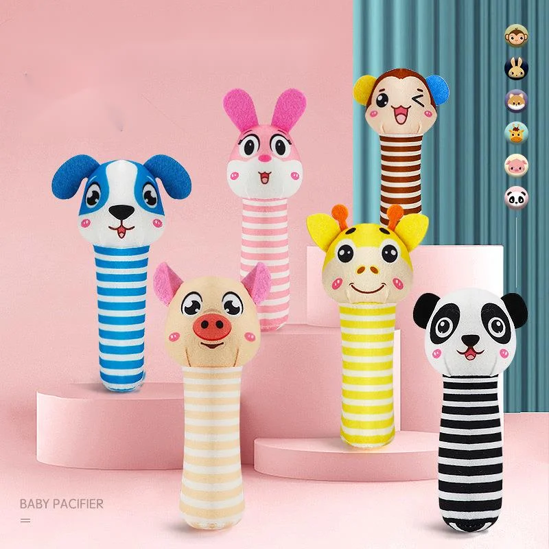 

Newborn Baby Toys 0-12 Months Cartoon Animal Baby Plush Rattle Mobile Bell Toy Infant Toddler Early Educational Toys Speelgoed