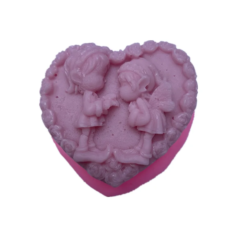 

Girl Love Fondant Cake Mold Cake Mold Fondant Tools DIY Liquid Silicone Baking Tools