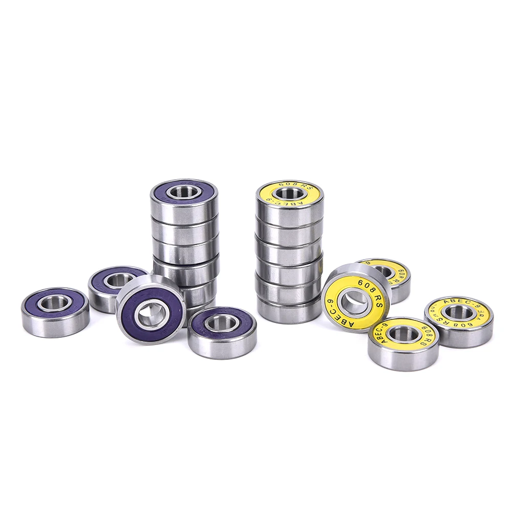

10Pcs ABEC 9 Stainless Steel Bearings High Performance Roller Skate Scooter Skateboard Wheel