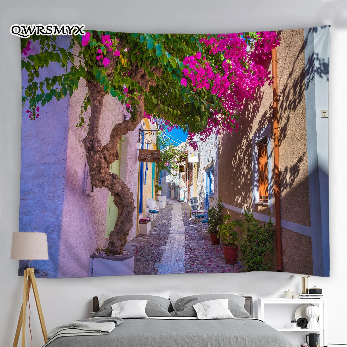 

Европейский стиль, городская уличная дорога, настенная подвеска, европейская эстетика, архитектура, украшение для спальни, домашний декор