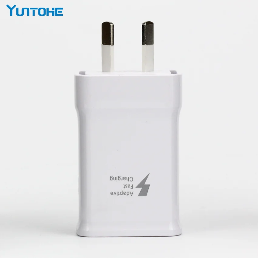 100 шт. Адаптивное быстрое зарядное устройство для Samsung Galaxy Note 2 3 4 5 S8 S7 S6 edge без
