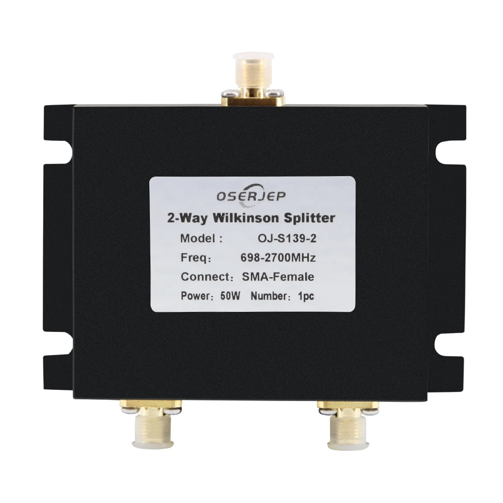 SMA Тип Женский 2 полосный разветвитель питания разделитель 698 2700MHz 50W Wilkinson микро