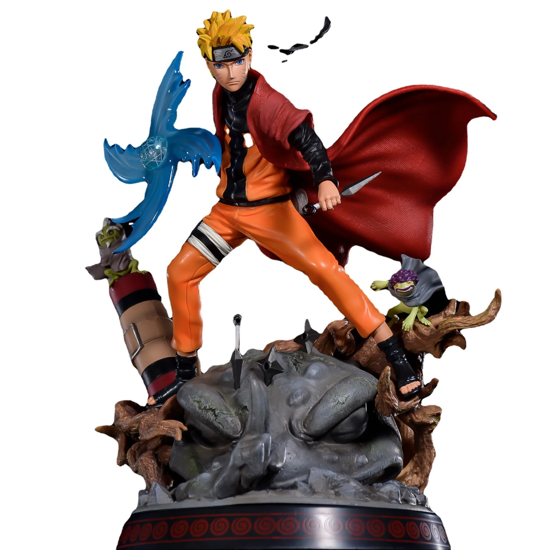 BANDAI рисунок аниме Наруто Модель горящий ветер жаба Фея экшн-фигурка 28 см Смола +
